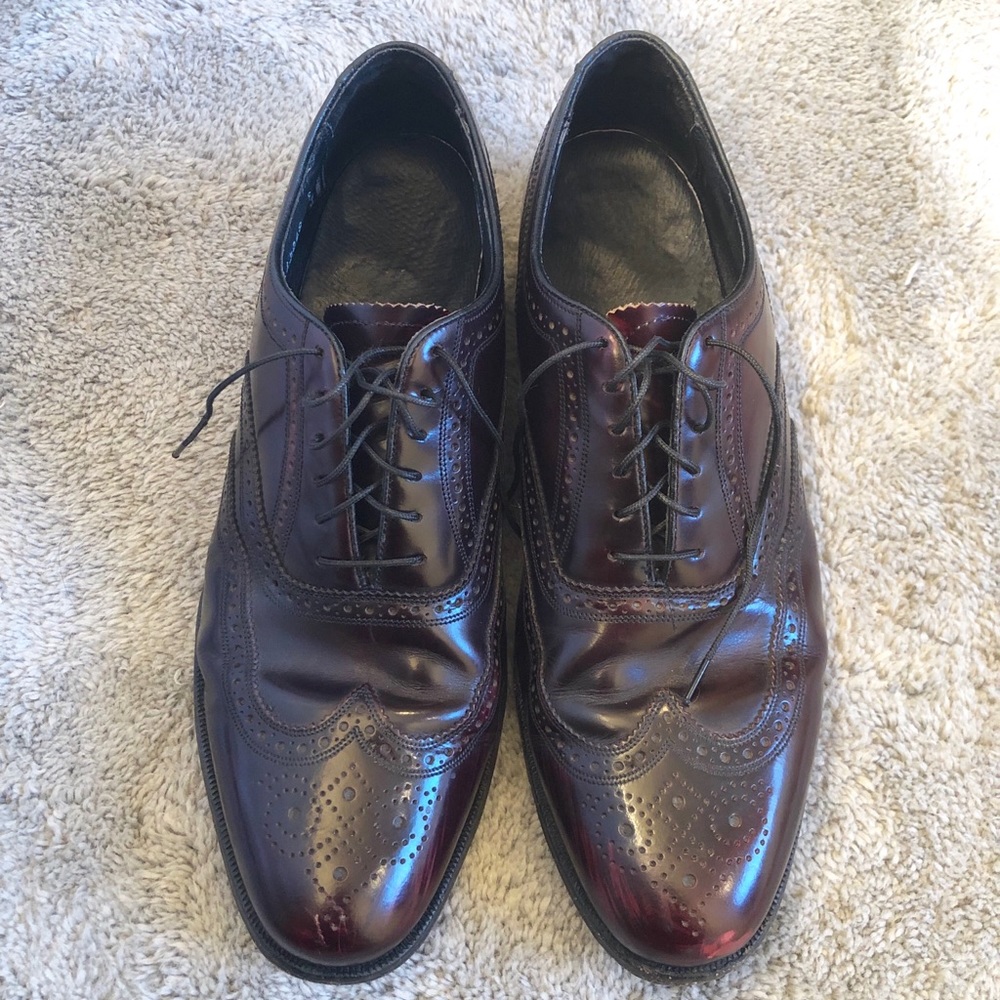 Florsheim Wingtip Oxford Shoes Mens 10.5 C Narrow